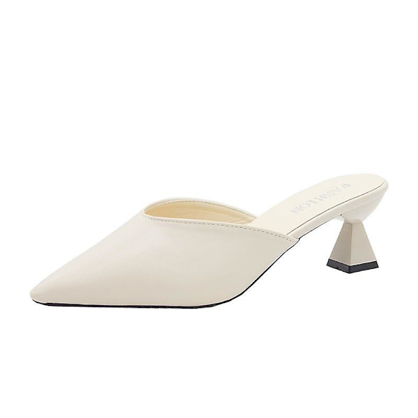 Elegant Office Shoes, Women Temperament High Heels 2-White 40