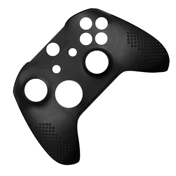 Spelkontroll Silikonfodral Skyddande Omslag Halkskyddande Spelkontroll Skyddande Omslag med Tangentlock för XBOX ONE Slim Svart