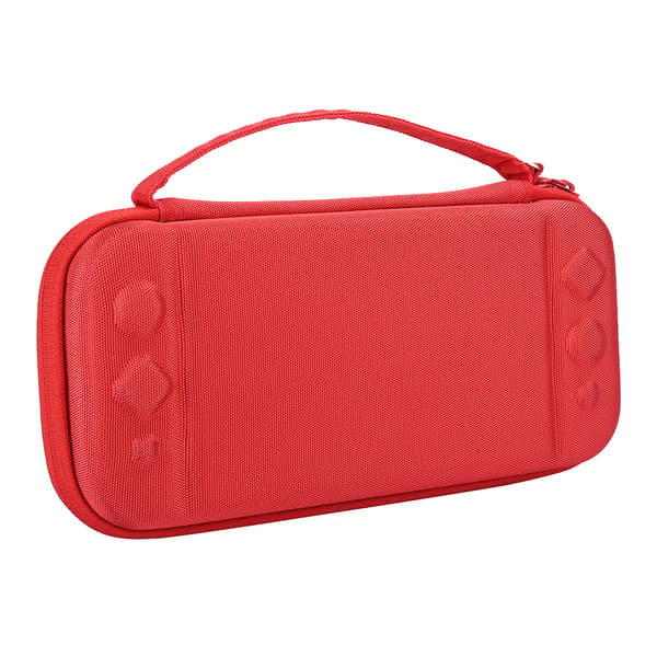 Mini Skyddande Förvaringsväska i Polyestertyg för Switch Lite Röd