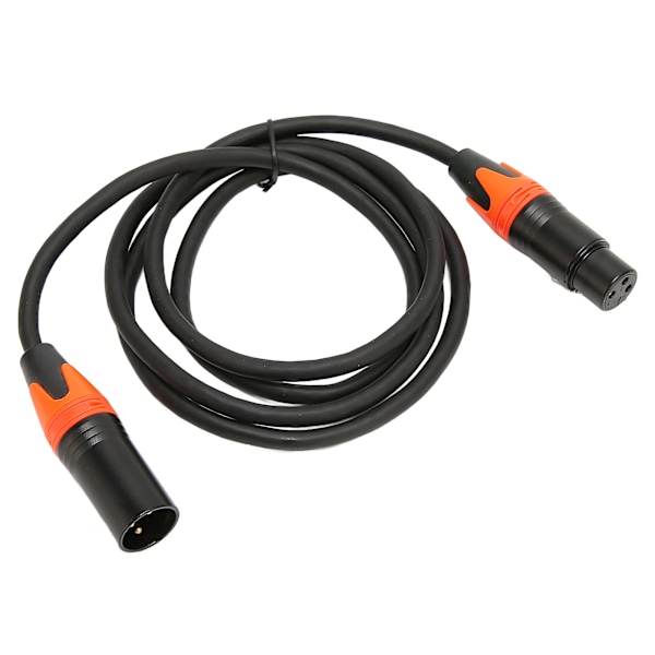 XLR Hane till XLR Hona Mikrofonkabel 1,5 Meter Plug and Play XLR Adapterkabel för Studioinspelning Live Sång