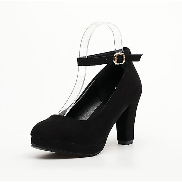Mode Pumps för Kvinnor, Högklackade Skor red 4