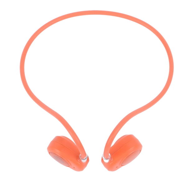 Bluetooth Luftledning Hörlurar USB Laddningsbara Lätta Trådlösa Hörlurar för Sport Cykling Orange