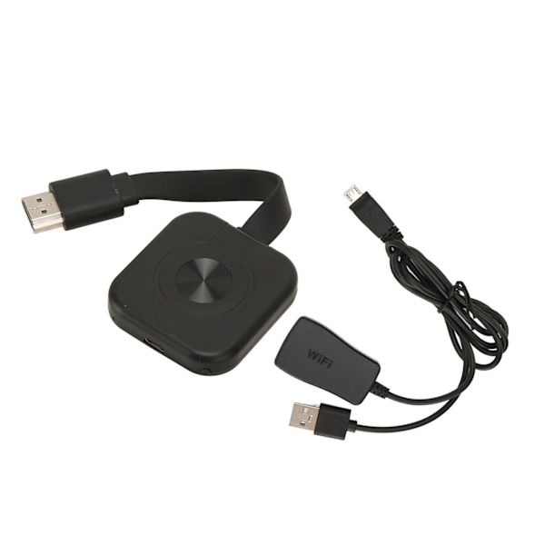 Trådlös Display Dongel HD 1080P 60Hz G 2.4G WiFi Display Adapter med HD Multimedia Interface för IOS för Android