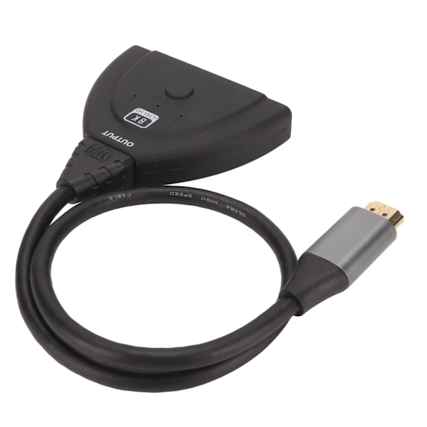 8K HD Multimedia Interface Switch 3 in 1 Ut 60Hz Stöd HDR 10 HDCP 2.3 HD Multimedia Interface 2.1 Splitter för Xbox
