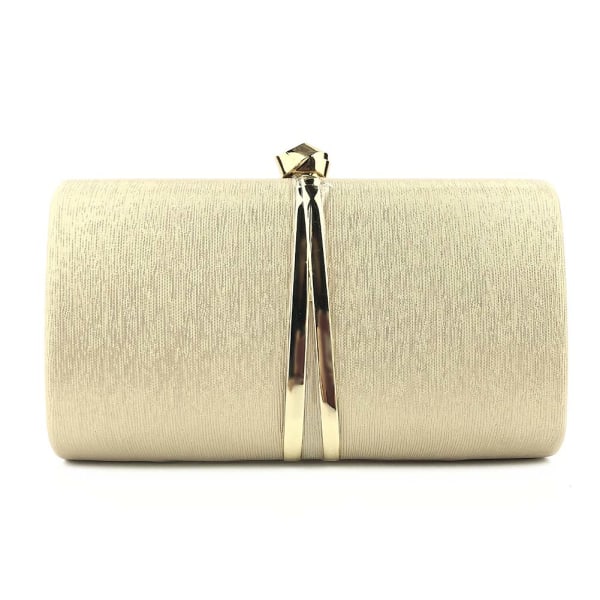 Envelope Evening Bag PU-läder Clutch Handväska guld