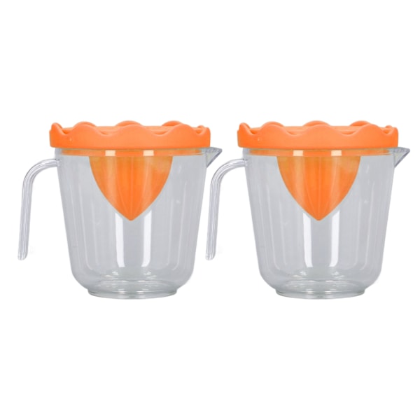 2 st Citrus Apelsin Juicer Citron Manuell Handpress PP Multifunktion för Hushåll Apelsin