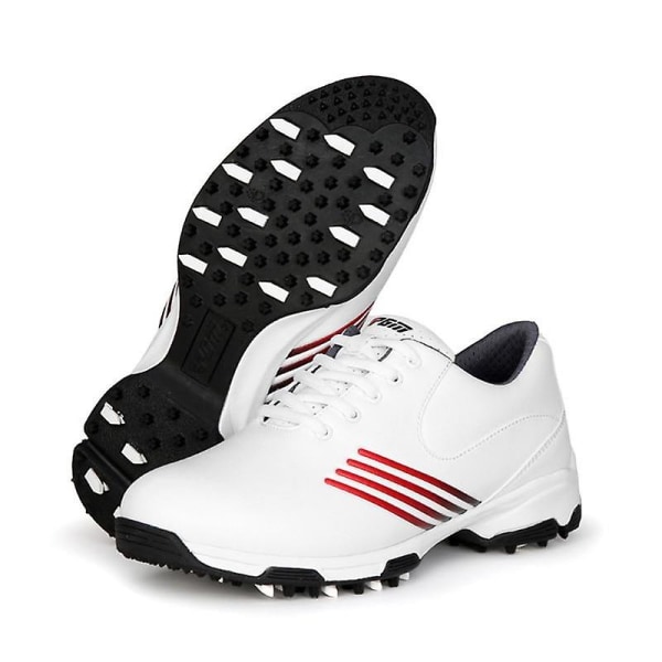 Damvattentäta anti-slip golfskor Gray White 40