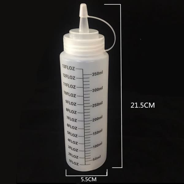 6 st 350ml Krydda Klämflaskor Salladsdressing Klämflaska Krydddispenser Tom Flaska Kökstillbehör