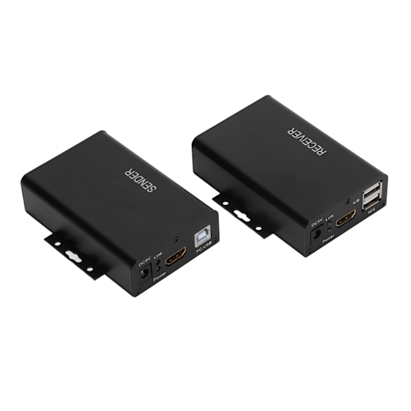 HD Multimedia Interface Extender 60 meter Lång Distans Enkel att Installera Nätverksförlängare UK-kontakt