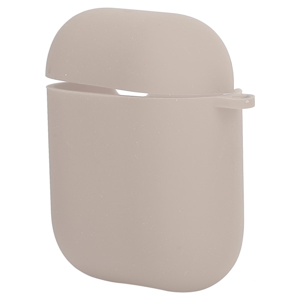 Silikonfodral Skyddande Omslag med Karabinkrok för IOS Earbuds II Bluetooth-headset Rosa