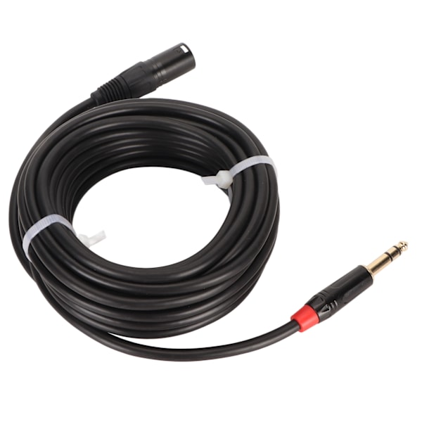 XLR Hane till 1/4 Tum TRS Kabel Balanserad 3 Pin XLR Hane till Kvarts Tum TRS Kontakt Kabel Mikrofonkabel 8m