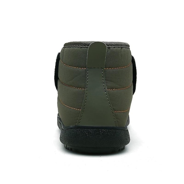 Skor Vinter Män Snow Boots, Outdoor Sneakers 3-Army Green 37