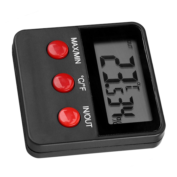 Digital LCD Termometer Hygrometer Temperatur Luftfuktighetsmätare för Äggkläckare Djurhållning