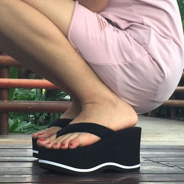 Flip Flops Wedges Sandaler för kvinnor 7