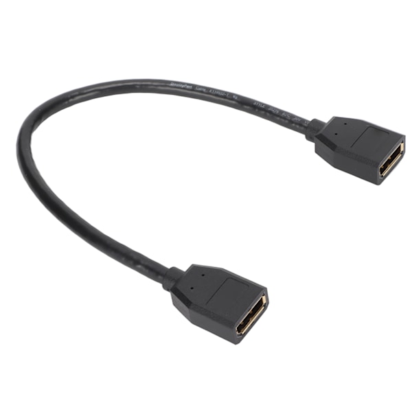 DP till DP Kabel Hona till Hona Stödjer 8K Vid 60Hz 4K Vid 120Hz DisplayPort Förlängningskabel för TV Laptop 30cm