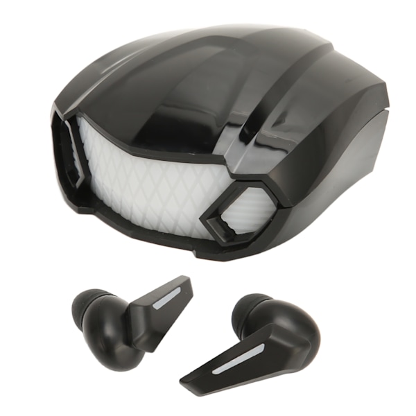 Trådlösa Hörlurar 35ms Ultra Låg Latens Inbyggd Mikrofon Dubbla Lägen Bluetooth 5.2 Spelhörlurar med Laddningsfodral