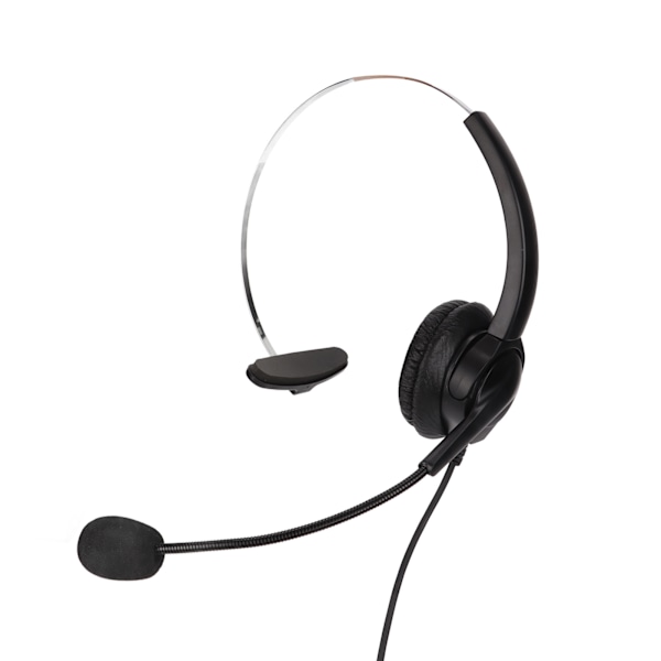 Callcenter-headset Mono Brusreducerande Dubbla 3,5 mm-kontakter Dator Öronmuffar för Onlinekurser Callcenter