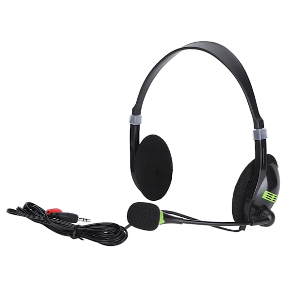 SY440MV Trådbundet headset 3,5 mm/USB Kundtjänst Öronmuffar med brusreducerande mikrofon 3,5 mm