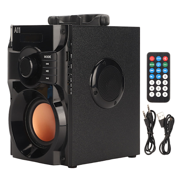 Bärbar Bluetooth-högtalare med subwoofer Trådlöst stereoljud Rik bas Bluetooth-högtalare för utomhusfest Resor