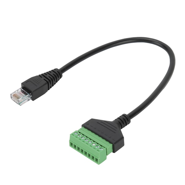 PVC RJ45 Hankontakt till Grön Icke-Svetsande Terminal Kort Linjekabel Adapter Tillbehör