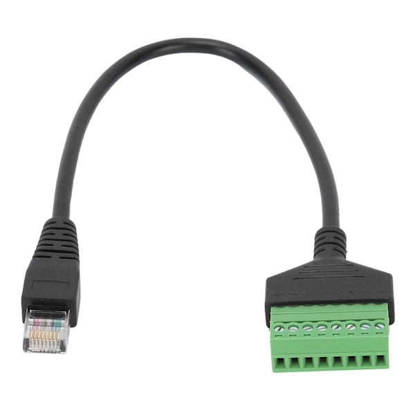 PVC RJ45 Hankontakt till Grön Icke-Svetsande Terminal Kort Linjekabel Adapter Tillbehör