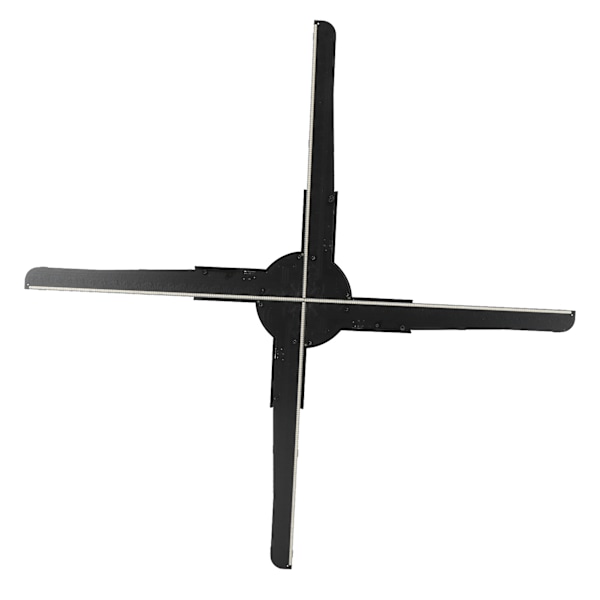 45CM 3D LED WiFi Holografisk Projektor Display Fläkt Hologram Reklam Projektionsspelare EU-kontakt