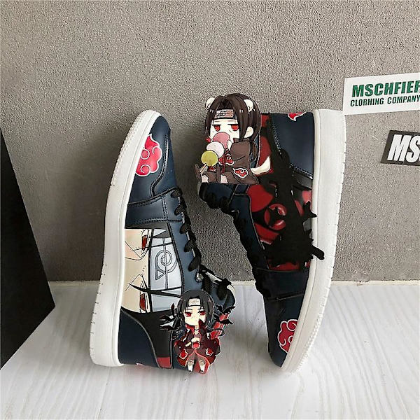 Herr - Casual Sneakers Skor (Set 3) Red yellow 41