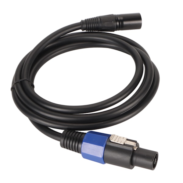 Högtalarkontakt Hane till XLR Hane Kabel XLR 3-pin Högtalarförlängningskabel för DJ PA Gig Scenhögtalare 1.8M
