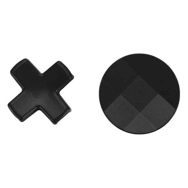Ersättningsknappar för styrplatta, D-Pad i metall, fasetterad och standard, för Xbox One Elite Elite Series 2, svart
