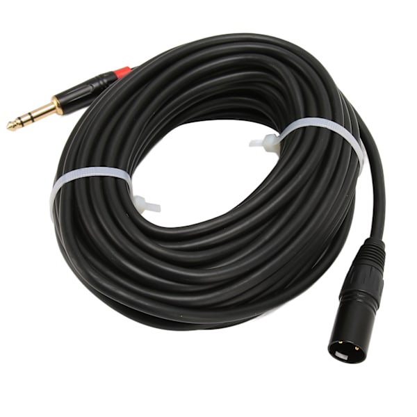Hane XLR till 6,35 mm Jack Ljudkabel 3-Pin XLR till 1/4 tums TRS Kabel För Mikrofoner Effektförstärkare Ljudmixer