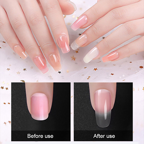 Nagelgel Kit 15ml Säker Pålitlig Snabb Förlängning Byggande för Nybörjare Salong