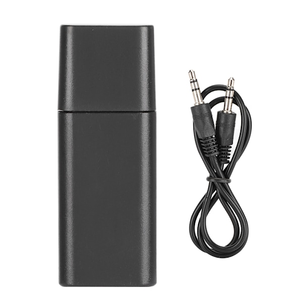 ABS Svart 2-i-1 Universell USB Bluetooth 5.0 Sändare Mottagare TV Dator Trådlös Ljudadapter Utrustning
