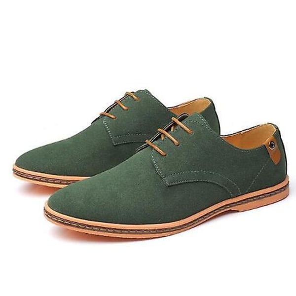 Höstmocka Casual klassiska sneakers green 11