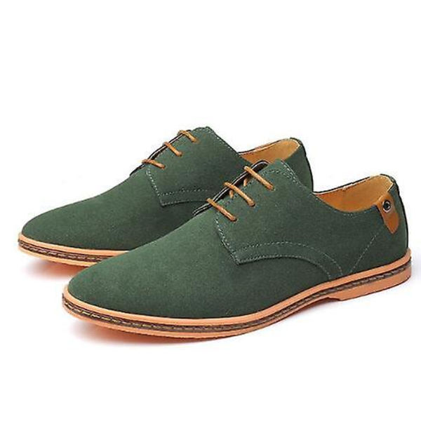 Höstmocka Casual klassiska sneakers green 7