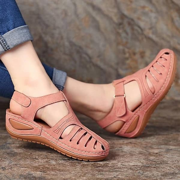 Premium ortopediska sandaler Pink 40