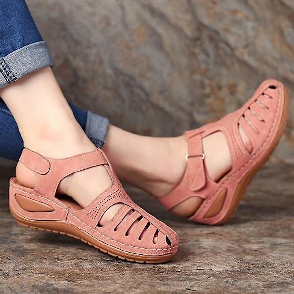 Premium ortopediska sandaler Red 41
