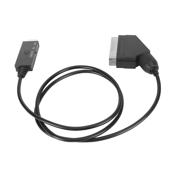 HD Multimedia Interface till Scart-kabel Stöd PAL NTSC HD till Scart-omvandlare Adapterkabel för TV VHS VCR DVD