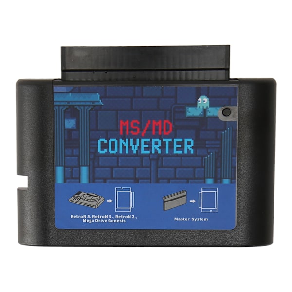 Spelbrännare Kort Proffs för Master System MS till för Mega Drive MD Retro Videospelkort Konverterare