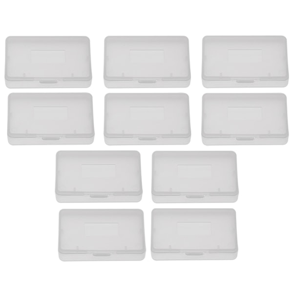 10 st Transparent Dammskyddande Patron Spelfodral för Nintendo Game Boy Advance GBA