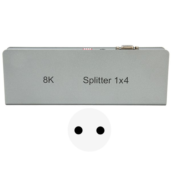 HD Multimedia Interface 2.1 Switch 1 ingång 4 utgångar Hög Hastighet 40Gbps 8K HD Multimedia Interface Splitter 100?240V EU-kontakt