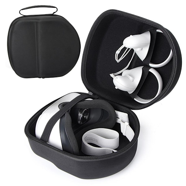 Hårdt Skyddande Fodral Förvaringsväska EVA Stötsäker Bärväska Kompatibel för Oculus Quest 2 VR-headset