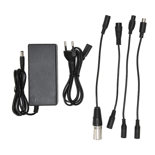 42V 2A Batteriladdare DC5.5x2.5 Snabbladdning Universal Strömförsörjningsadapter för 36V Litiumbatteri 100?240V EU-kontakt