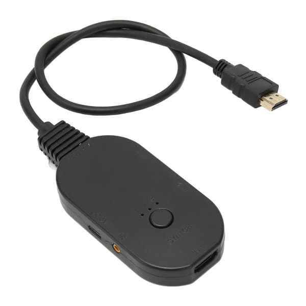 3 i 1 Ut HD Multimedia Interface Switch 4K 60Hz 3 Port Video Switch med Fjärrkontroll
