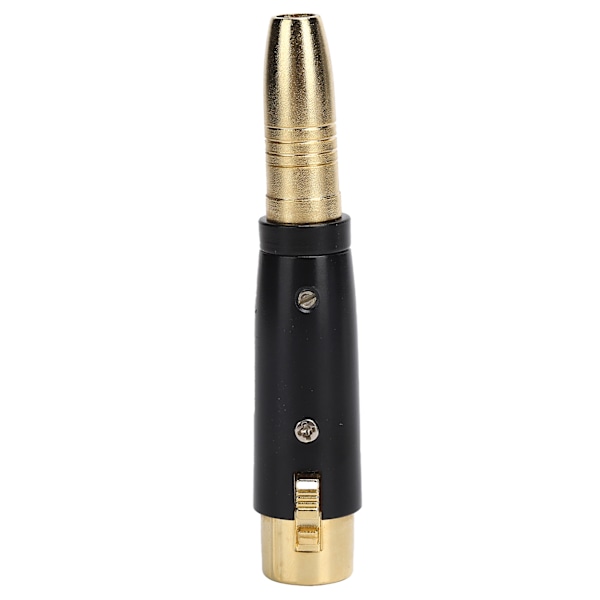 6,35 mm Hona till XLR Hona Adapter Zinklegering För Ljudspelare Mikrofon Gitarr