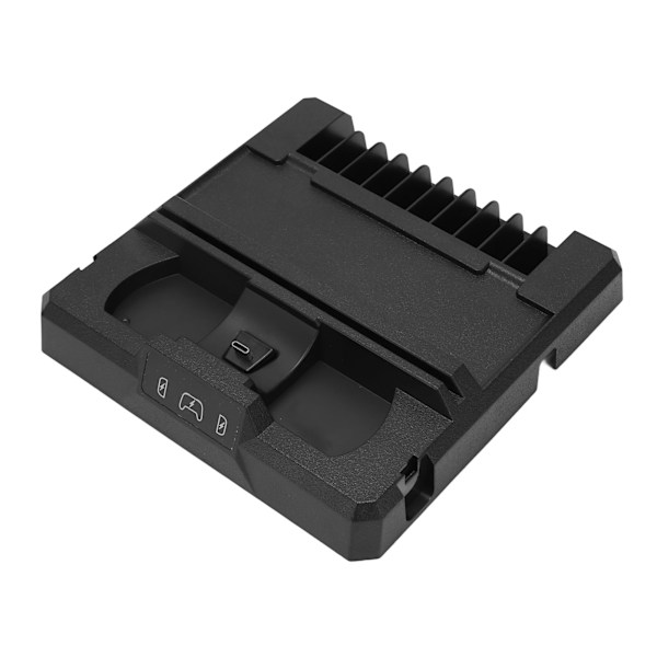 Kontrollerr laddningsdocka med LED-indikator, spelkontrollladdningsstation med 10 spelkortsplatser för Switch