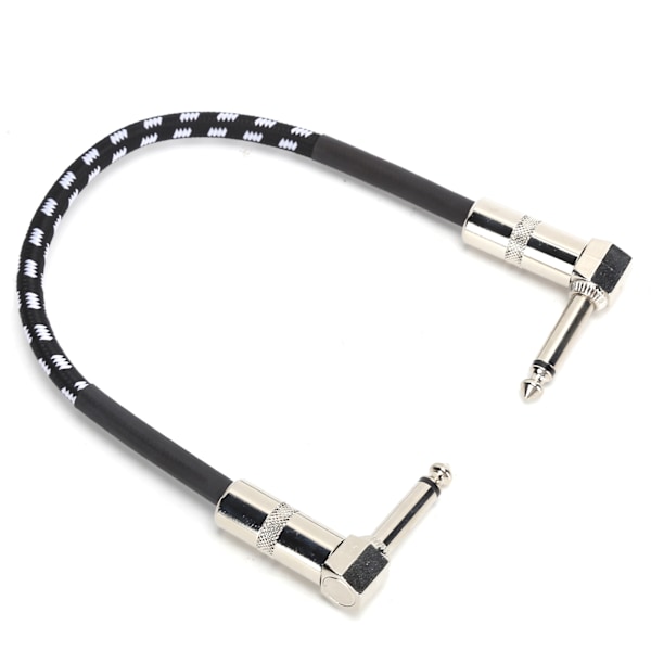 JORINDO JD6225 6,35 mm Dubbel Hankontakt Kabel Anslutningssladd för Musikinstrument Elgitarr Bas 15CM