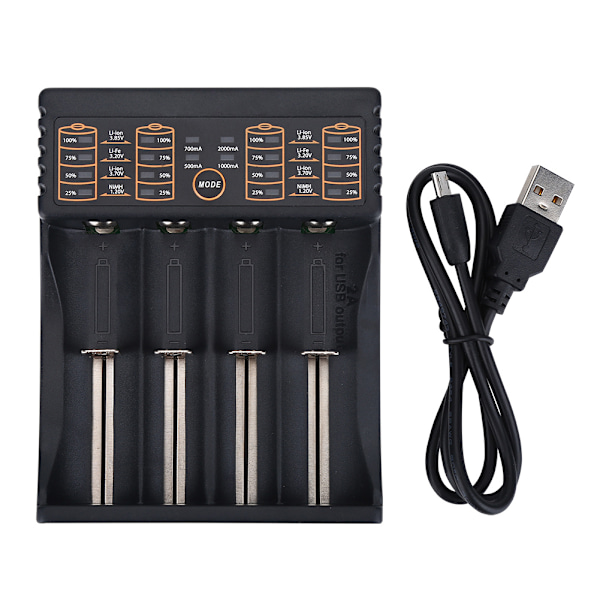 Lii-100 Lii-202 Lii-402 NiMH Batteri Smart Laddare 1.2V 3.2V 3.7V 3.85V A/AAA 18650 10440 16340