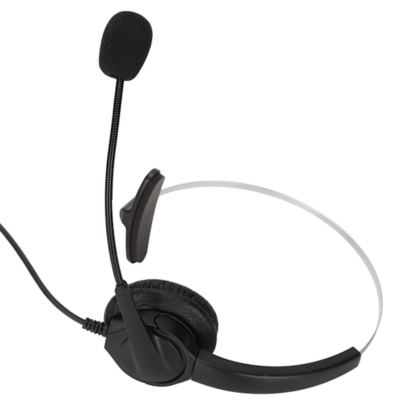 3,5 mm Ensidig Business-headset Justerbart Bekvämt Mono Call Center-headset med Mikrofon för Telefoner Bärbara Datorer