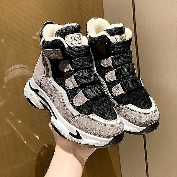 Chunky Sneakers Dam Ankel Boots Black 39