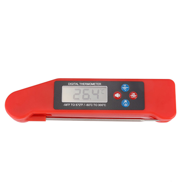 Vikbar Digital Röstdisplay BBQ Grill Kötttermometer Kök Matlagning Mat Termometer